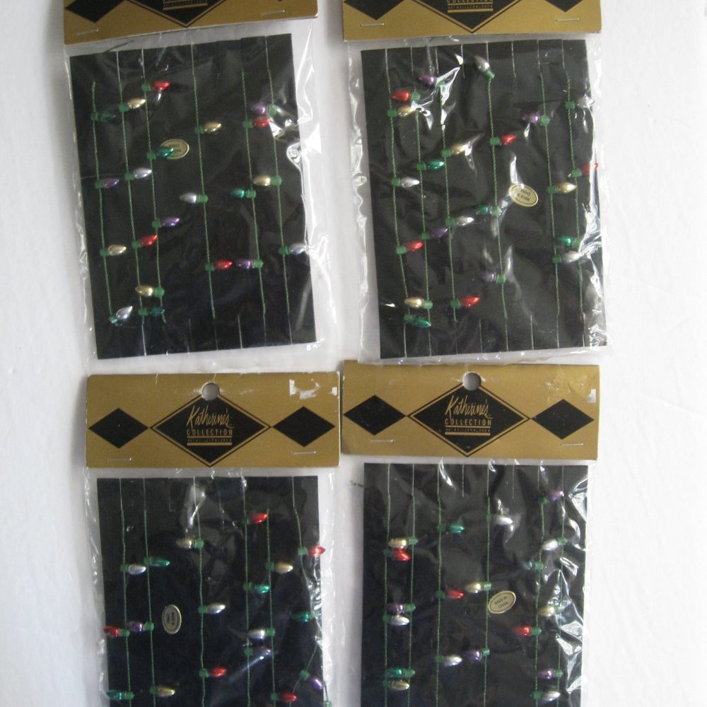 4 Pkgs Katherine's Collection At Silver Lake Miniature String Light Garland NEW
